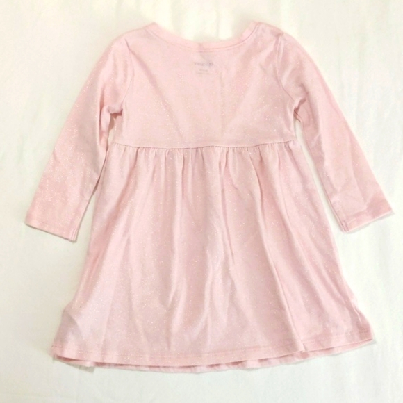 old navy pink with silver sparkle dress 18-24 months baby toddler girls - Picture 6 of 6